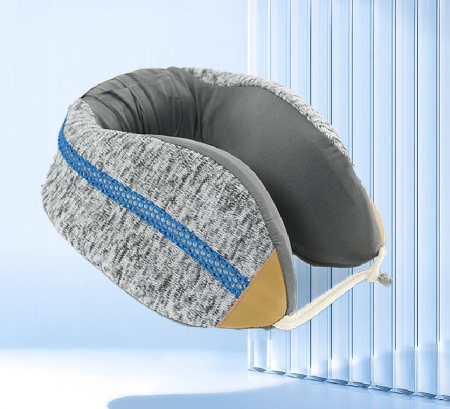 Memory Foam U Shaped Neck Pillow Anti Static Solid U Shaped Travel Neck Pillow