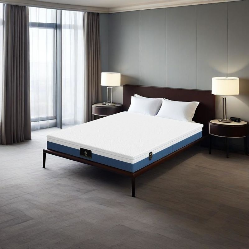 Comfortable Smart Bed Mattress Adjustable Firmness Memory Foam Mattress With Motion Isolation