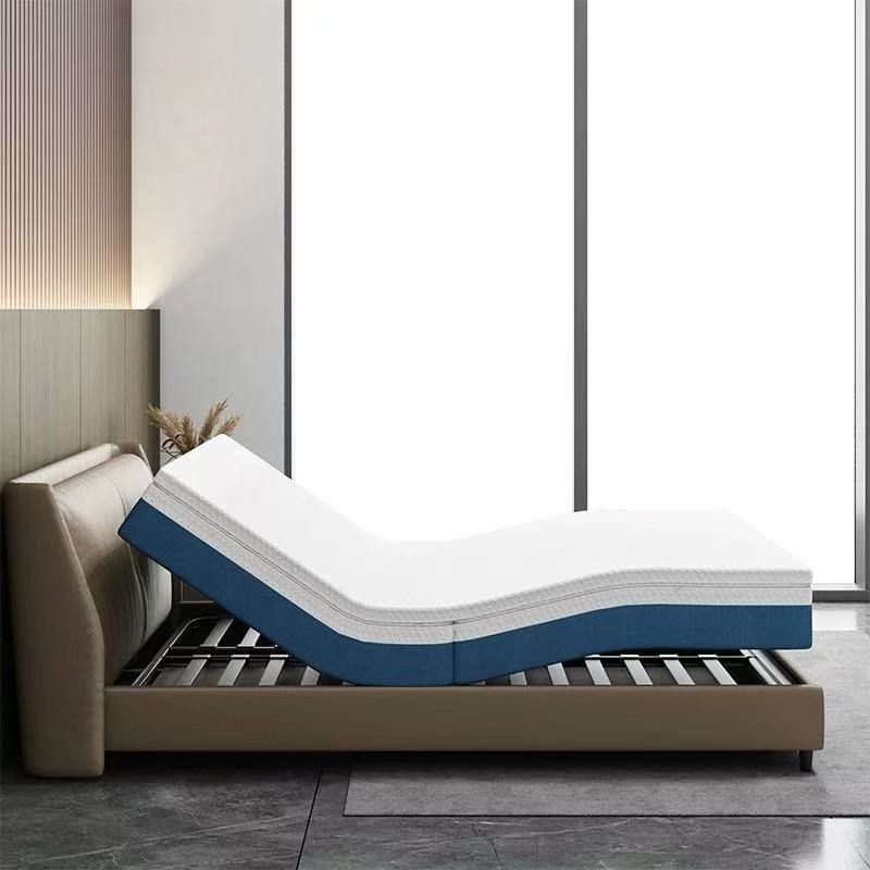 King Size Smart Bed Mattress Back And Leg Up And Down Wireless Control Samrt Phone Control