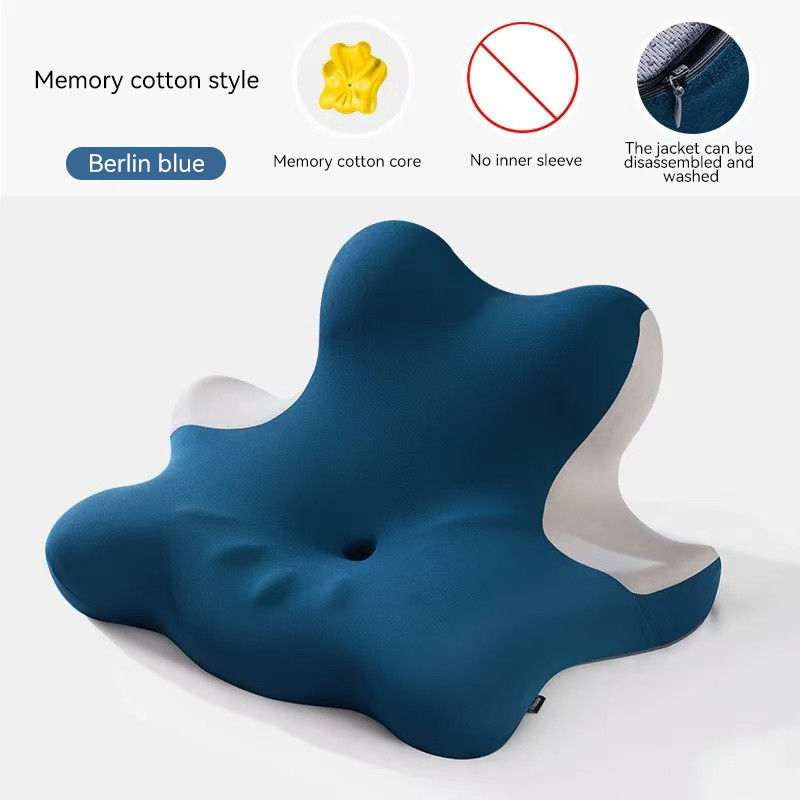 Jellyfish Anti Allergy Memory Foam Pillow Ergonomic For Support Neck / Lumbar Area