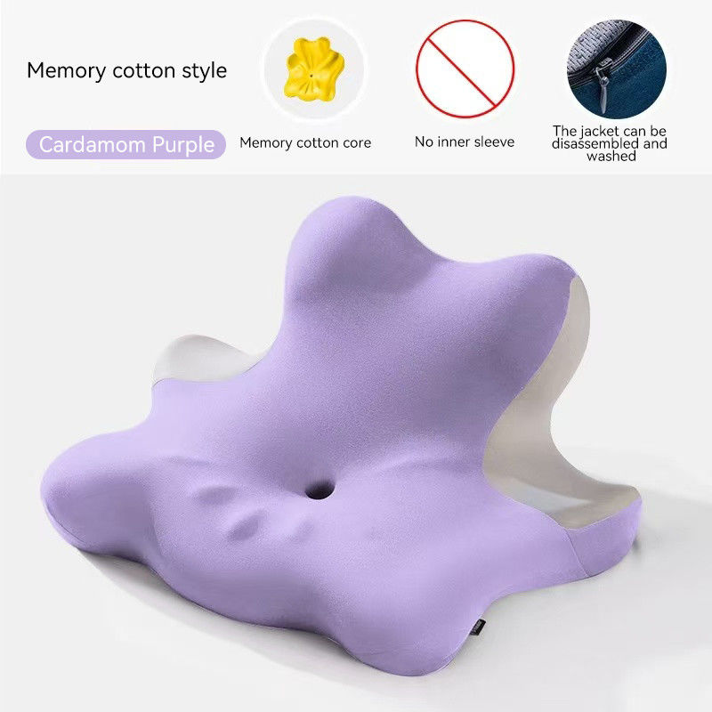 Jellyfish Anti Allergy Memory Foam Pillow Ergonomic For Support Neck / Lumbar Area